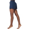image:image90 Degree By Reflex Stretch Woven Lightweight Walking Shorts with Side PocketsDark Navy Zipper Pocket