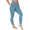 image:image90 Degree By Reflex Tummy Control Leggings High Waisted Squat Proof Ankle Workout Running Yoga PantBlue Heaven