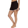 image:image90 Degree By Reflex Ultra Soft Tulip Hem Short 2 Pack Lounge Relaxed Fit Active Pocket Shorts for WomenChocolate Torte  Heather Grey