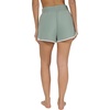 image:image90 Degree By Reflex Ultra Soft Tulip Hem Short 2 Pack Lounge Relaxed Fit Active Pocket Shorts for WomenGreen Milieu  Heather Grey