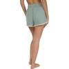 image:image90 Degree By Reflex Ultra Soft Tulip Hem Short 2 Pack Lounge Relaxed Fit Active Pocket Shorts for WomenGreen Milieu  Heather Grey