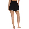 image:image90 Degree By Reflex Ultra Soft Tulip Hem Short 2 Pack Lounge Relaxed Fit Active Pocket Shorts for WomenHeather Grey  Black