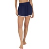 image:image90 Degree By Reflex Ultra Soft Tulip Hem Short 2 Pack Lounge Relaxed Fit Active Pocket Shorts for WomenNaval Academy  Heather Grey