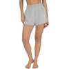 image:image90 Degree By Reflex Ultra Soft Tulip Hem Short 2 Pack Lounge Relaxed Fit Active Pocket Shorts for WomenNaval Academy  Heather Grey
