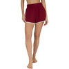 image:image90 Degree By Reflex Ultra Soft Tulip Hem Short 2 Pack Lounge Relaxed Fit Active Pocket Shorts for WomenTibetan Red  Heather Grey