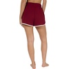 image:image90 Degree By Reflex Ultra Soft Tulip Hem Short 2 Pack Lounge Relaxed Fit Active Pocket Shorts for WomenTibetan Red  Heather Grey