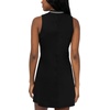 image:image90 Degree By Reflex VNeck Vest Slit Dress with Contrast StripeBlack