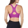 image:image90 Degree By Reflex Womens 2 Pack Zip Front Bra Seamless Textured Racerback Performance Supportive Sports BraCloverBlack