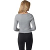 image:image90 Degree By Reflex Womens 3 Pack Ribbed Seamless Crew Neck Scoop Neck and Sqaure Neck Long Sleeve TopHtrgreyWhiteBlack