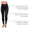 image:image90 Degree By Reflex Womens Fleece Lined Leggings Winter Yoga PantsBlack