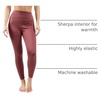 image:image90 Degree By Reflex Womens Fleece Lined Leggings Winter Yoga PantsRouge Blush