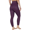 image:image90 Degree By Reflex Womens High Waist Squat Proof Ankle Length Printed LeggingsBlackberry Wine Elastic Free Super High Waist
