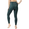 image:image90 Degree By Reflex Womens High Waist Squat Proof Ankle Length Printed LeggingsCracked Eden Green