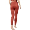 image:image90 Degree By Reflex Womens High Waist Squat Proof Ankle Length Printed LeggingsCracked Fired Brick