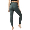 image:image90 Degree By Reflex Womens High Waist Squat Proof Ankle Length Printed LeggingsCracked Frosted Emerald