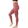 image:image90 Degree By Reflex Womens High Waist Squat Proof Ankle Length Printed LeggingsCracked Terracotta