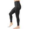 image:image90 Degree By Reflex Womens High Waist Squat Proof Ankle Length Printed LeggingsLux Elastic Free Dark Fresco Black