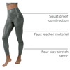 image:image90 Degree By Reflex Womens High Waist Squat Proof Ankle Length Printed LeggingsSage Lux Elastic Free
