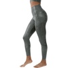 image:image90 Degree By Reflex Womens High Waist Squat Proof Ankle Length Printed LeggingsSage Lux Elastic Free