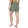 image:image90 Degree By Reflex Womens High Waisted Biker Shorts Ribbed Workout Yoga Running Tummy Control Spandex ShortBay Leaf  Black 5