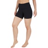 image:image90 Degree By Reflex Womens High Waisted Biker Shorts Ribbed Workout Yoga Running Tummy Control Spandex ShortBay Leaf  Black 5