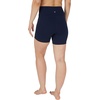 image:image90 Degree By Reflex Womens High Waisted Biker Shorts Ribbed Workout Yoga Running Tummy Control Spandex ShortBlack  Dark Navy 5