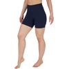 image:image90 Degree By Reflex Womens High Waisted Biker Shorts Ribbed Workout Yoga Running Tummy Control Spandex ShortBlack  Dark Navy 5