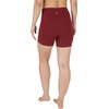 image:image90 Degree By Reflex Womens High Waisted Biker Shorts Ribbed Workout Yoga Running Tummy Control Spandex ShortBlack  Fired Brick 5