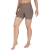 image:image90 Degree By Reflex Womens High Waisted Biker Shorts Ribbed Workout Yoga Running Tummy Control Spandex ShortBlack  Iron 5