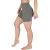 image:image90 Degree By Reflex Womens High Waisted Biker Shorts Ribbed Workout Yoga Running Tummy Control Spandex ShortBlack  Mulled Basil 5