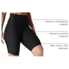 image:image90 Degree By Reflex Womens High Waisted Biker Shorts Ribbed Workout Yoga Running Tummy Control Spandex ShortBlack 9 Ribbed