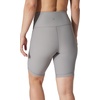image:image90 Degree By Reflex Womens High Waisted Biker Shorts Ribbed Workout Yoga Running Tummy Control Spandex ShortFrost Gray 9 Ribbed