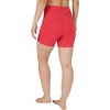 image:image90 Degree By Reflex Womens High Waisted Biker Shorts Ribbed Workout Yoga Running Tummy Control Spandex ShortHibiscus  Black 5