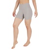 image:image90 Degree By Reflex Womens High Waisted Biker Shorts Ribbed Workout Yoga Running Tummy Control Spandex ShortSatellite  Black 5