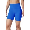 image:image90 Degree By Reflex Womens High Waisted Biker Shorts Ribbed Workout Yoga Running Tummy Control Spandex ShortSurf the Web W  Pocket  Black No Pocket 7