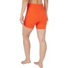 image:image90 Degree By Reflex Womens High Waisted Biker Shorts Ribbed Workout Yoga Running Tummy Control Spandex ShortTangerine Tango  Black 5