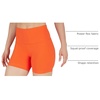 image:image90 Degree By Reflex Womens High Waisted Biker Shorts Ribbed Workout Yoga Running Tummy Control Spandex ShortTangerine Tango  Black 5