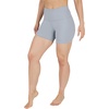 image:image90 Degree By Reflex Womens High Waisted Biker Shorts Ribbed Workout Yoga Running Tummy Control Spandex ShortWeathervane  Black 5