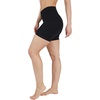 image:image90 Degree By Reflex Womens High Waisted Biker Shorts with Side Pockets Workout Shorts 5 7 9Black 5