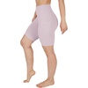 image:image90 Degree By Reflex Womens High Waisted Biker Shorts with Side Pockets Workout Shorts 5 7 9Elderberry 9