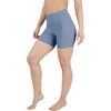 image:image90 Degree By Reflex Womens High Waisted Biker Shorts with Side Pockets Workout Shorts 5 7 9Grisaille 5