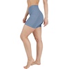 image:image90 Degree By Reflex Womens High Waisted Biker Shorts with Side Pockets Workout Shorts 5 7 9Grisaille 5
