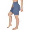 image:image90 Degree By Reflex Womens High Waisted Biker Shorts with Side Pockets Workout Shorts 5 7 9Grisaille 7