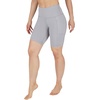 image:image90 Degree By Reflex Womens High Waisted Biker Shorts with Side Pockets Workout Shorts 5 7 9Gull 9