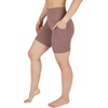 image:image90 Degree By Reflex Womens High Waisted Biker Shorts with Side Pockets Workout Shorts 5 7 9Honey Glow 7