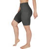 image:image90 Degree By Reflex Womens High Waisted Biker Shorts with Side Pockets Workout Shorts 5 7 9Military Green 9