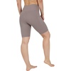 image:image90 Degree By Reflex Womens High Waisted Biker Shorts with Side Pockets Workout Shorts 5 7 9Mocha 9