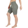 image:image90 Degree By Reflex Womens High Waisted Biker Shorts with Side Pockets Workout Shorts 5 7 9Mulled Basil 9