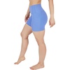 image:image90 Degree By Reflex Womens High Waisted Biker Shorts with Side Pockets Workout Shorts 5 7 9Persian Jewel 5