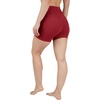image:image90 Degree By Reflex Womens High Waisted Biker Shorts with Side Pockets Workout Shorts 5 7 9Rhubarb 5